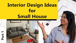 How to design a SMALL SPACE✨ Interior Design ideas for small house  Space saving ideas for home [upl. by Sirac]