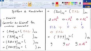 Exercice 3  Système de Numération convertir hexadécimal en décimal [upl. by Stahl]