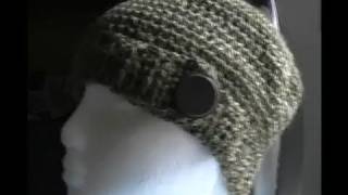 How to make a beanie with a ribbed band  Mini Tutorial [upl. by Worrad]