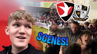 SCENES IN FIVE GOAL THRILLER AS CHELTENHAM WIN AGAIN Cheltenham Town Vs Port Vale Matchday Vlog [upl. by Amend]