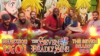 Seven Deadly Sins  1x1 The Seven Deadly Sins  Group Reaction [upl. by Atirehs]