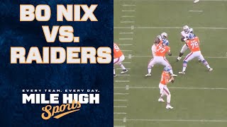 Denver Broncos Film Room Bo Nix vs Las Vegas Raiders defense [upl. by Haroldson]