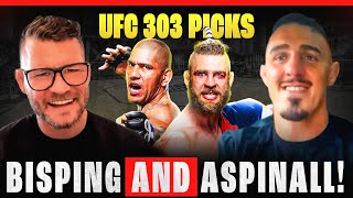 BISPING interviews TOM ASPINALL UFC 303 Picks  UFC Manchester Breakdown [upl. by Cuyler]