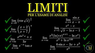 8 Limiti di Funzioni fondamentali per passare Analisi 1 [upl. by Raffaello]