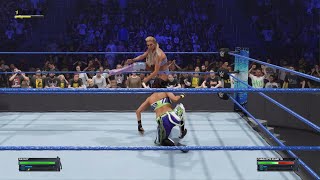 Bayley vs Charlotte Flair SmackDown Womens Title SmackDown Oct 11 2019 WWE 2K24 [upl. by Bork]