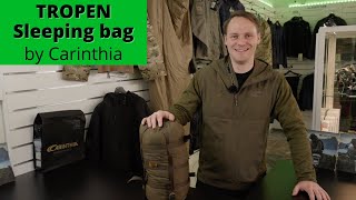 Carinthia Tropen Sleeping Bag  The best summer military sleeping bag from Carinthia [upl. by Sirrep]