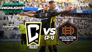 HIGHLIGHTS  Columbus Crew 2vs1 Houston Dynamo  CONCACHAMPIONS 2024  TUDN [upl. by Dnartreb]