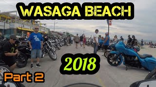 Wasaga Beach Bike Rally 2018  Ontario Canada [upl. by Akirat]