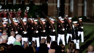 US Marines On Parade Pass in Review  13 [upl. by Naletak]