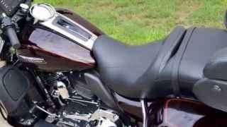 Electra Glide Ultra Classic 2014 Harley Davidson Blackened Cayenne Sunglo FLHTCU [upl. by Shanney]