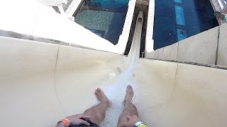 Huge Leap of Faith Water Slide at Atlantis [upl. by Gweneth]