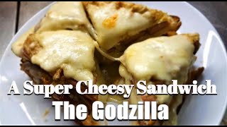 How to make The Godzilla SandwichTriple Decker Sandwich Recipe [upl. by Baxy978]