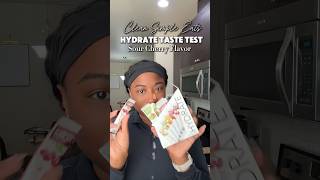 Electrolytes Taste Test electrolyte hydrationtips waterintake 100poundsdown weightloss [upl. by Nelrsa]