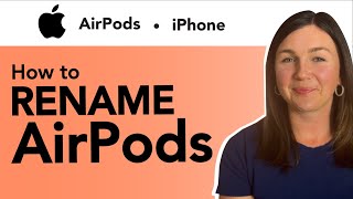 How to Rename your AirPods on your iPhone or iPad [upl. by Trebleht53]