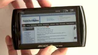 Archos 5 Android Internet Tablet Video Review [upl. by Rausch]