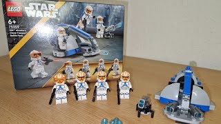 Lego Star Wars 75359 Ahsokas Clone Troope der 332 Kompanie – Battle Pack Set Review [upl. by Ssecnirp]