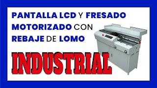 📕 Fresadora encoladora de libros SEMIAUTOMÁTICA PMA 950 Z [upl. by Caesaria973]