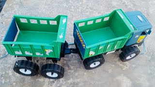 Finding and Assembling Green Long Articulated Trucks [upl. by Garlanda]