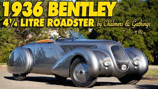 Drive  1936 Bentley 4¼ Litre Roadster [upl. by Saenihp]