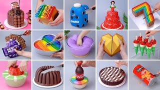 1000 Easy Colorful Cake Decorating You Can Try At Home  Beautiful Chocolate Cake Compilation [upl. by Eselahc]