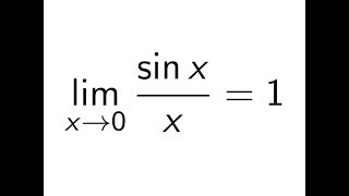 A geometric proof for a trigonometric limit HD link in description [upl. by Savannah]