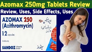 Azithromycin 250 mg tablet uses in hindi  Azomax capsule 250 mg Review  uses Side Effects Dose [upl. by Thilde847]