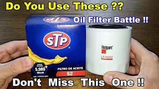 STP S2 Oil Filter vs Fleetguard LF16002 Oil Filter Cut Open Comparison [upl. by Nimajaneb627]