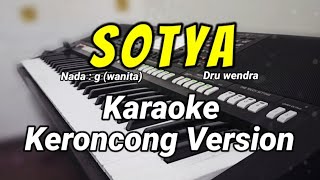 SOTYA  Iki tulising kidungku  Karaoke keroncong Version [upl. by Siari]