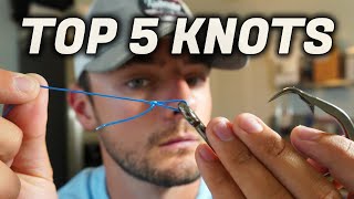 TOP 5 Knots You Should Know Beginners Guide to Fishing [upl. by Elhsa]