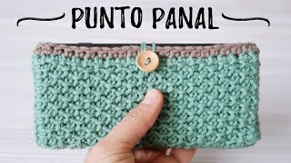 ESTUCHE EN PUNTO PANAL  Crochet TUNECINO  Ahuyama Crochet [upl. by Aranat576]