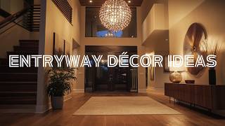 Entryway Décor Ideas 2024 Bold Colors Natural Light and Sustainable Materials [upl. by Ramel278]