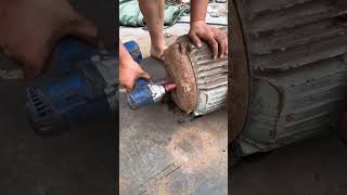 Old Waste Motor Dismantling For Copper  Part  1 motor waste dismantling copper winding [upl. by Alemac]