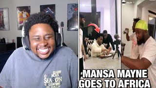 YouTuber Mansa Mayne Flew to SOUTH AFRICA and Went To Party [upl. by Erastes]