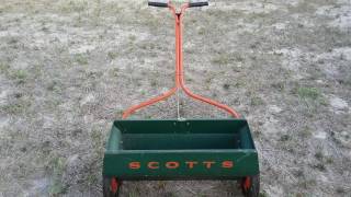 Antique Scotts Garden Spreader [upl. by Akla]