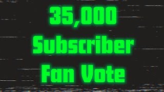 35000 SUBSCRIBER NOTDEATH BATTLE FAN VOTE [upl. by Alaecim736]