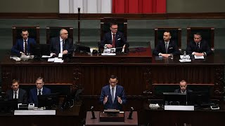 Sejm nie udzielił wotum zaufania rządowi premiera Mateusza Morawieckiego Zobacz głosowanie [upl. by Eidnas909]