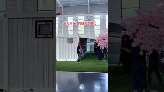 Folding container house Doublewing folding house [upl. by Eirb]