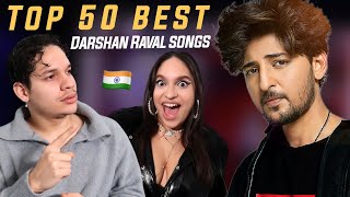 Waleska amp Efra react to Darshan Raval top 50 Songs [upl. by Nuhs]