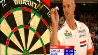 World Matchplay 2007  Rd 1  Roland Scholten v Chris Mason pt 7 [upl. by Resor]