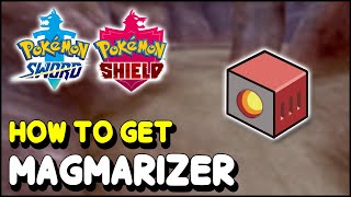 Pokemon Sword amp Shield MAGMARIZER Location Magmar evolutive item  The Crown Tundra DLC [upl. by Cohl]