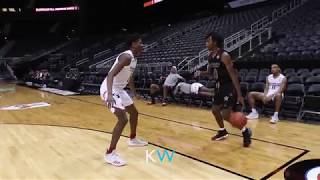 1v1 Darius Garland vs Cam Reddish FOR FUN at MCDAAG Photo Shoot [upl. by Inalej981]