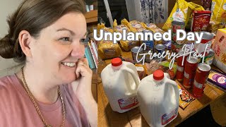 Unplanned Day amp GROCERY HAUL  Large Family Vlog [upl. by Llednek528]