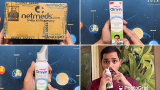 Otrivin Breathe Clean Isotonic Nasal Spray Review amp Demo  Ordered From Netmedscom [upl. by Nautna]