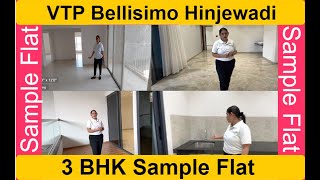 VTP Bellissimo Hinjewadi  3 BHK Sample Flat Tour  VTP Bluewaters Hinjewadi [upl. by Diego]