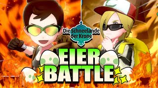 Pokemon EIER BATTLE Kampf  Pokemon Schwert Schneelande der Krone DLC Deutsch [upl. by Ehud]