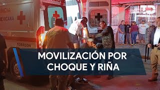 Choque provoca riña entre conductores en el Periférico Luis Echeverría en Saltillo [upl. by Nnylcaj943]