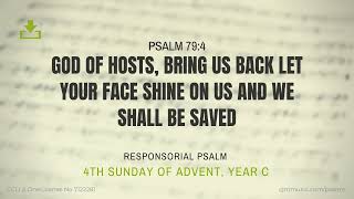 Psalm 794  Responsorial Psalm for 4th Sunday of Advent Year C [upl. by Dranreb]