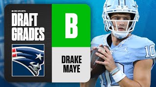 2024 NFL Draft Grades Patriots select Drake Maye No 3 Overall  CBS Sports [upl. by Long]