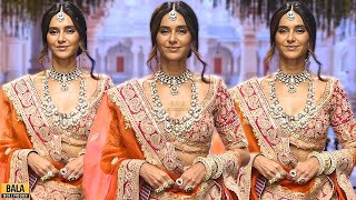 Shibani Dandekar Ramp Walk In Bridal Outfit at Bombay Times Fashion Week 2024 [upl. by Latnahc32]