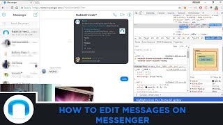 How to Edit Messages On Messenger [upl. by Rennug]